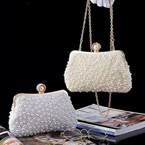 Beaded Clutch Purse T6